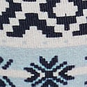 Blue Fairisle Print