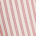 Coconut White/Lipstick Cottage Stripe