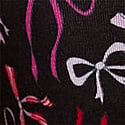 Black Bow Print