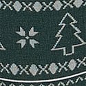 Deep Forest Green Holly-Daze Print