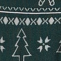 Deep Forest Green Holly-Daze Print