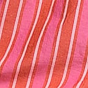 Pink Lollipop/Bright Vermilion Stripes