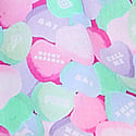 Candy Hearts Print
