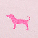 Pink Tulip Dog Print