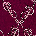 Magenta Rose P Bow Print
