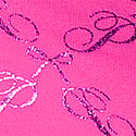 Pink Script P Bow