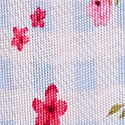 Blue Dancer Gingham Floral