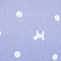 Dusty Iris Dot Dog Print