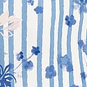 BLUE/WHITE FLORAL PRINT
