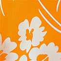 Orange Floral Print