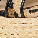 Leopard Raffia
