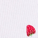 White Strawberry Print