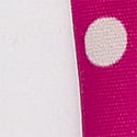 White & Pink Polka Dot