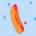 Blue Dancer Hot Dog Print
