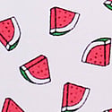 Vs White Watermelon Print