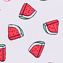 Vs White Watermelon Print