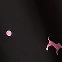 Black with Pink Dot & Dog