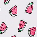 Vs White Watermelon Print