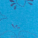 Capri Blue Foil Dolphin Print