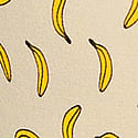 Palest Yellow Banana Print