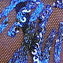 Blue Party Floral