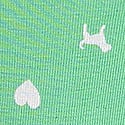 Graphic Green Heart Dog