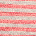 Heather Frosted Coral Stripe Print