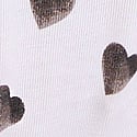 White Heart with Black Lace