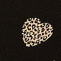 Black Leo Heart