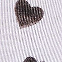 White Heart with Black Lace