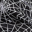 Black With Spider Webs