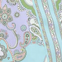 Aqua Lisa Paisley