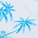 Tropical Toile Capri Blue