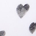 White Heart Print
