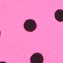Sizzling Strawberry & Black Dot Print