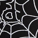 Black Spiderweb Print