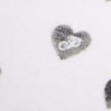 White Heart Print