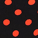 Black Orange Polka Dot w/ Trick Me Graphic