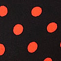 Black Orange Polka Dot w/ Treat Me Graphic