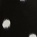 Black Ikat Dots