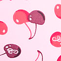 Pink Tulip Cherry Print