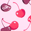 Pink Tulip Cherry Print