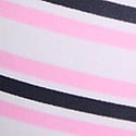 Pink Lollipop & Navy Stripe Print