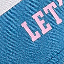 Varsity Blue with Let's Party Graphic