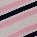 Pink and Navy with Heart Dog 