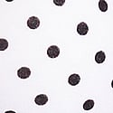 WhiteB & Black Dot Print