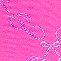 Pink Script P Bow Print