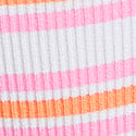 Pink/Orange Stripe Print