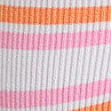 Pink/Orange Stripe Print