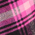 Black And Pink Fire Plaid